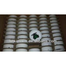 Haonai 2014bulk white custom printing ceramic ashtray for sale